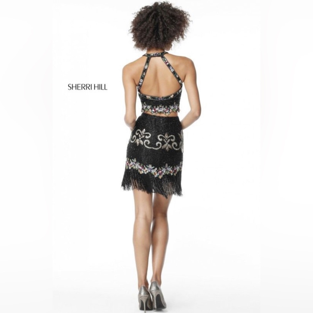 Sherri hill sequin skirt set